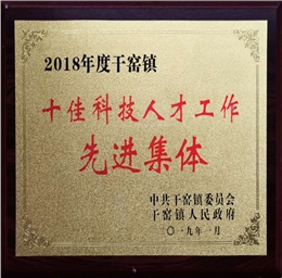十佳科技人才工作先进集体