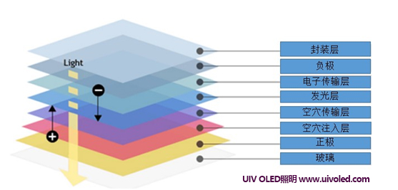 OLED结构示意图