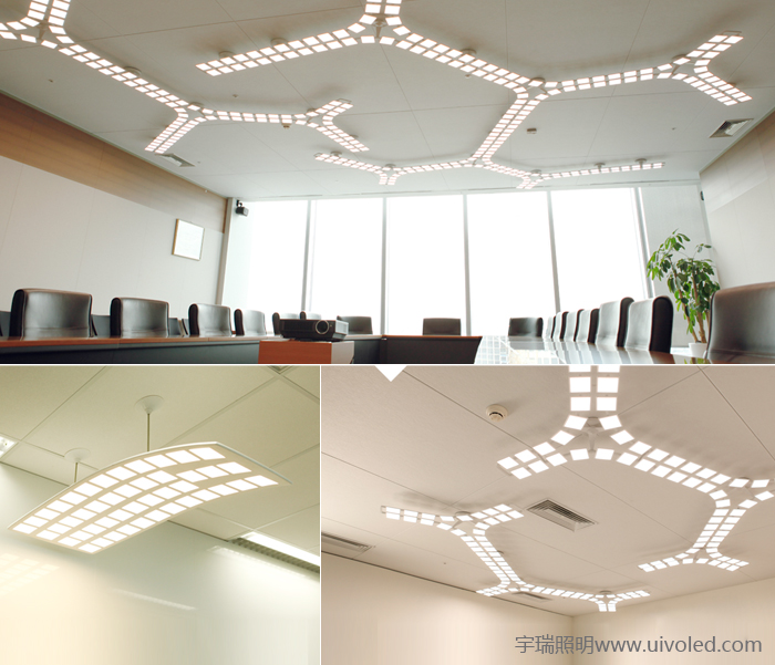 OLED照明灯具展示 OLED照明灯具展示